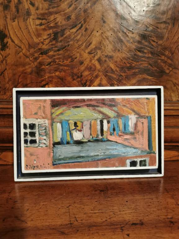 No - 619 - Huile sur toile par Jacqueline Verdini  1923 / 2019 | Puces Privées