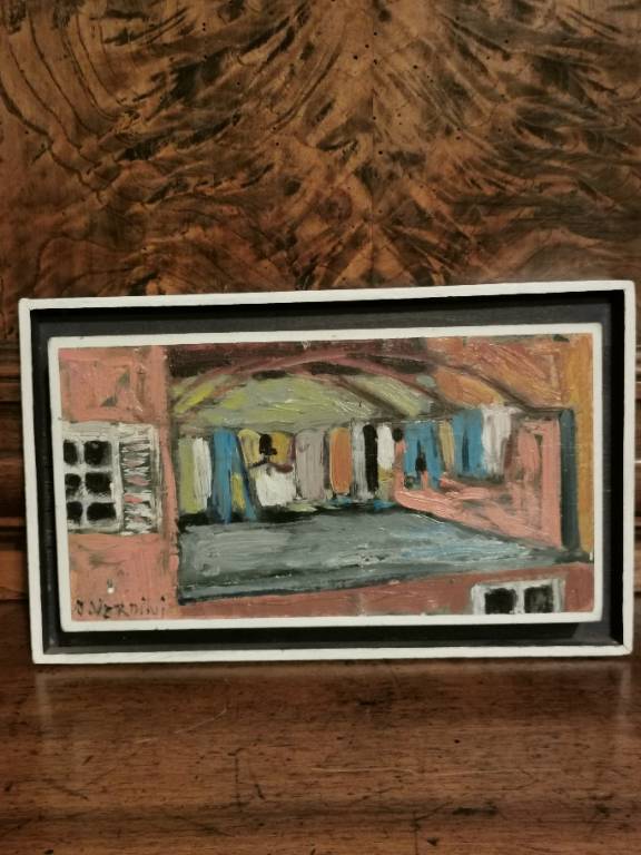 No - 619 - Huile sur toile par Jacqueline Verdini  1923 / 2019 | Puces Privées