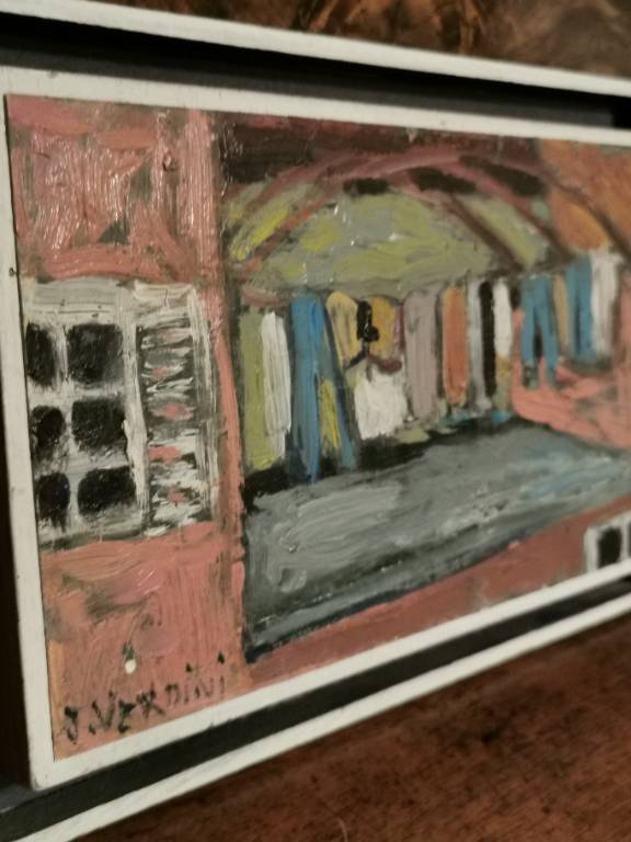 No - 619 - Huile sur toile par Jacqueline Verdini  1923 / 2019 | Puces Privées