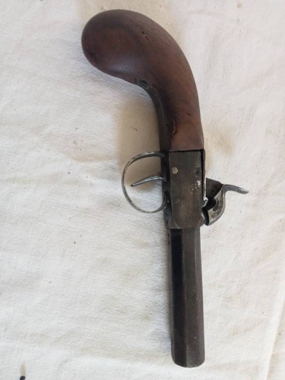 pistolet ancien longueur 19 cm | Puces Privées