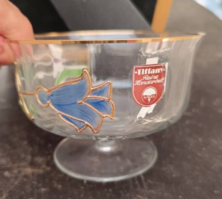 magnifiques coupes en cristal de Tiffany x2 | Puces Privées