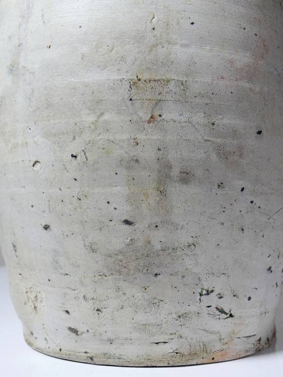 Bonbonne ancienne en grès de Puisaye émaillé, artisanat fin XIXe début XXe | Puces Privées