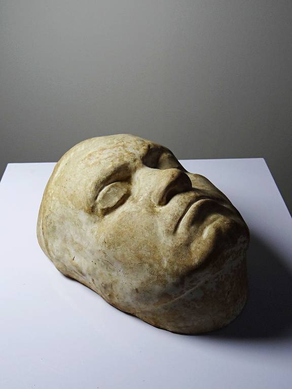 Masque mortuaire de Beethoven en plâtre, début XXe siècle | Puces Privées