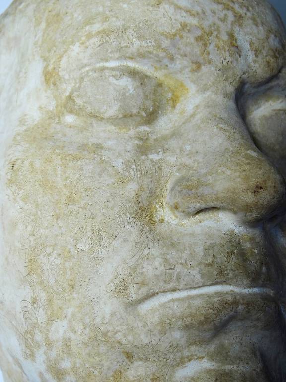 Masque mortuaire de Beethoven en plâtre, début XXe siècle | Puces Privées