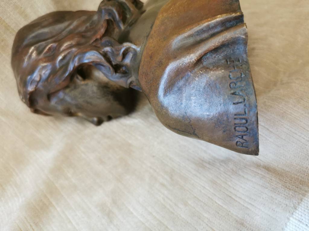 No - 624 - Raoul Larche 1860 /1912 épreuve en bronze signée et cachet de fondeur SIOT DECAUVILLE PARIS | Puces Privées