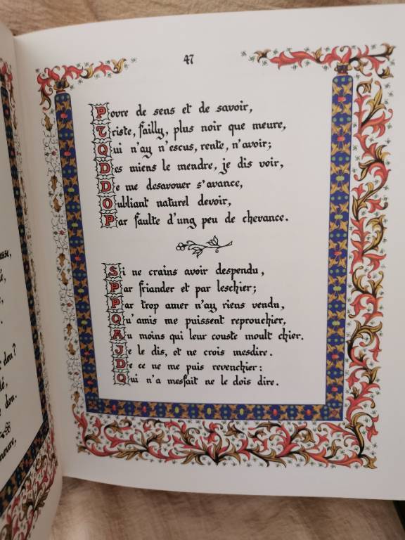 No - 625 -  Les escripts de François Villon , édité par le Club du livre , France 1974 | Puces Privées