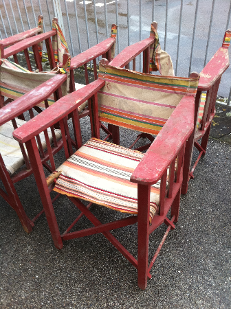 6 fauteuils pliants en bois ART DECO dans le gout de MALLET STEVENS, Fauteuils, Sièges | Puces Privées