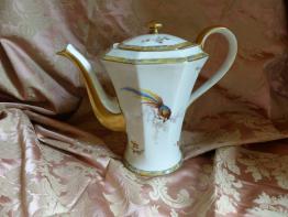Tasses et sous-tasses en porcelaine de Paris XIX siècle | Puces Privées