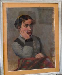 Louis Hilaire CARRAND (1821-1899) Paysage Huile sur carton | Puces Privées