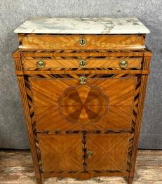 Cabinet secrétaire Louis XV baroque galbé. | Puces Privées