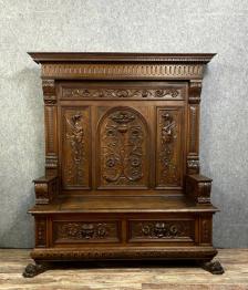 Ancien banc/coffre d'eglise debut 19eme | Puces Privées