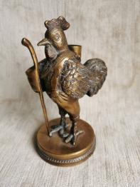 No - 14 - Bronze animalier, petit oiseau début xxème siècle . | Puces Privées