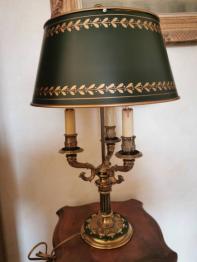 No - 505 - Lampe en métal argenté signé PLASAIT orfèvre | Puces Privées