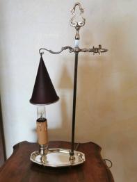 No - 507 - Lampe dauphin en bronze  XXe | Puces Privées
