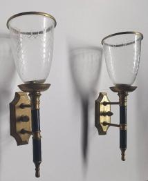 Paire d'appliques en Murano par Stilnovo 1960, Appliques, Luminaires | Puces Privées