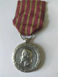 diplome encadre sous verre et medaille comemorative de la guerre franco prusienne de 1870 a 1871 | Puces Privées