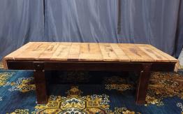 table basse en céramique et fer battu signée CERENNE VALLAURIS 1953, Tables basses, Mobilier | Puces Privées
