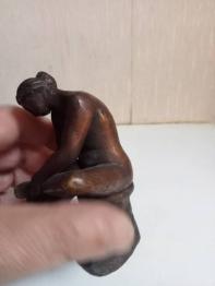 Sculpture statue en bronze reproduction amour et psyché hauteur 17 cm | Puces Privées