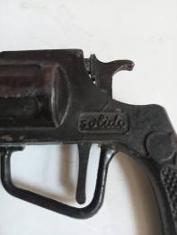 pistolet jouet ancien a pétard longueur 14 cm | Puces Privées