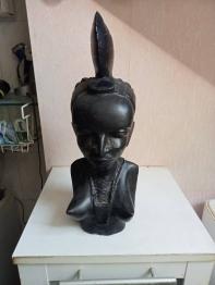 statuette africaine ancienne hauteur 24 cm | Puces Privées
