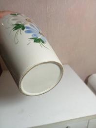 petit vase en laiton hauteur 13 cm diamètre 4 cm | Puces Privées