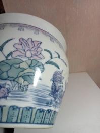 vase ancien hauteur 19 cm diamètre 11 cm signé | Puces Privées