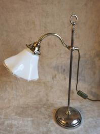 No - 546 - Lampe de bureau ou d'ambiance en bronze et laiton poli , époque XXème | Puces Privées