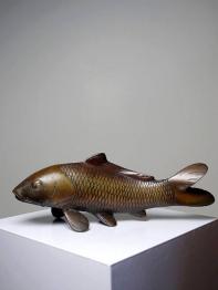 statuette art asiatique du XIXème hauteur 6,3 cm | Puces Privées