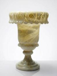 Cache-pot ajouré en faïence de Malicorne Moreau-Bourg-Joly bleu paon | Puces Privées