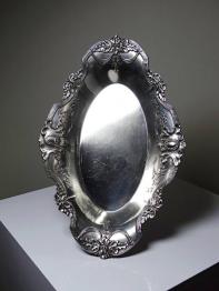 Paire de salières en argent signée Poinçon Minerve M.O : BEZOU. | Puces Privées