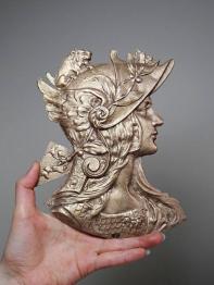 Ancienne cannelle de foudre robinet de tonneau en bronze | Puces Privées