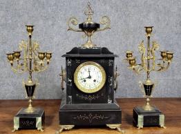 Superbe horloge de parquet en chêne | Puces Privées
