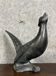 Sculpture thaï laiton le prince joueur de flûte | Puces Privées