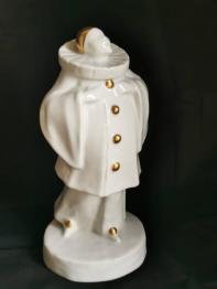 bonbonniere en cristal de portieux hauteur 16 cm x 15 cm | Puces Privées