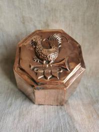 verseuse ancienne en cuivre hauteur 19 cm x 17 cm | Puces Privées