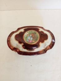 Pot de confiserie en porcelaine de Paris | Puces Privées