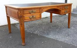 Table-Bureau Louis-Philippe en Acajou XIXe | Puces Privées