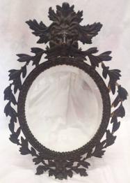 Très important miroir trumeau Louis XV en bois doré et laqué vers 1850 | Puces Privées