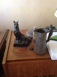Brocante , vitrine Vitrine de Martine lucienne Battestini , brocante | Puces Privées