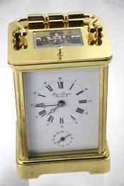 horloge régulateur de parquet époque Art Déco en ronce de noyer | Puces Privées