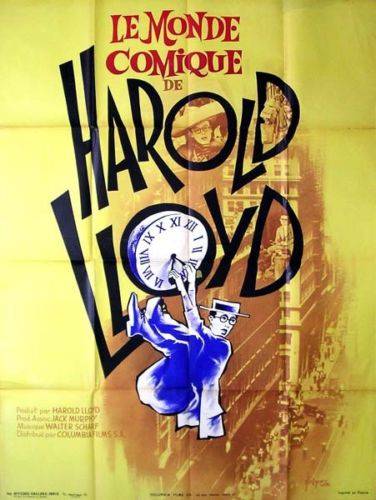 affiche cinéma Le monde comique de Harold Lloyd, Affiches anciennes (cinéma, theâtre, publicitaire), Image | Puces Privées
