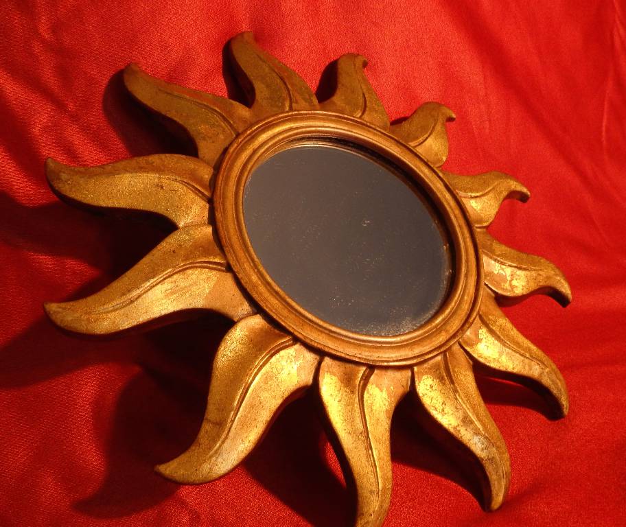 Miroir Soleil, Autres, Miroir ancien | Puces Privées
