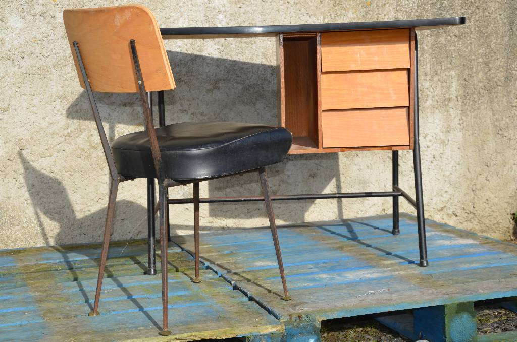 Petit bureau vintage années 50 | Puces Privées
