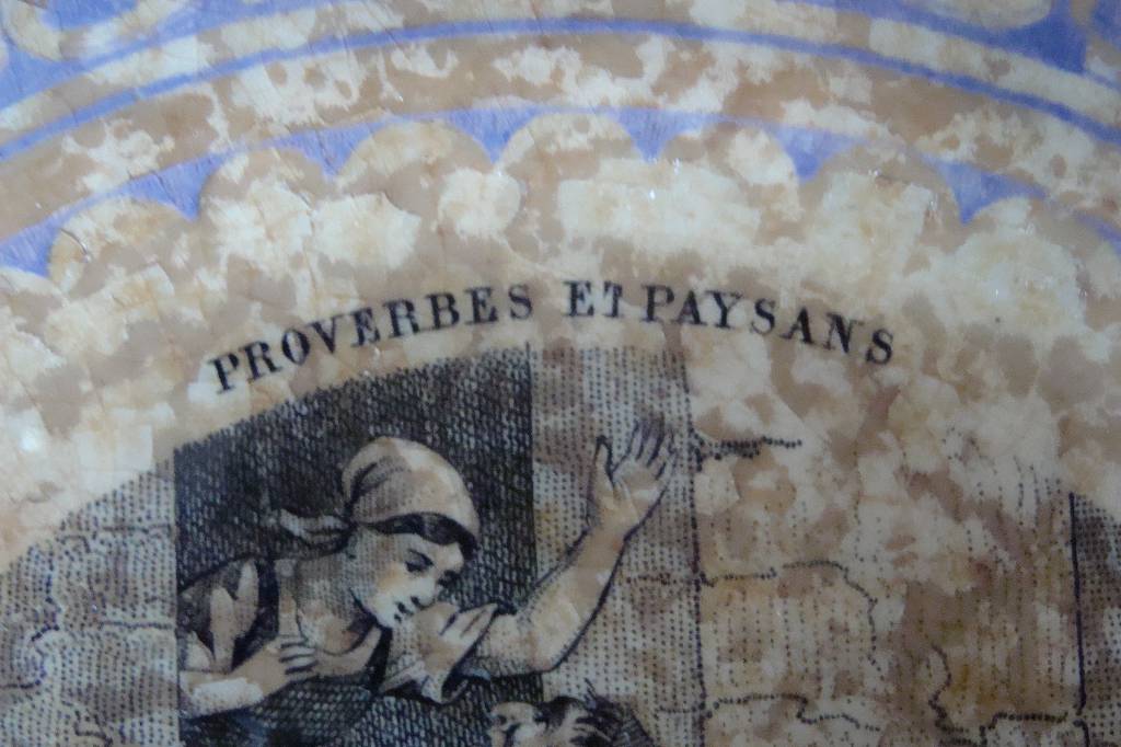 Assiette ancienne 