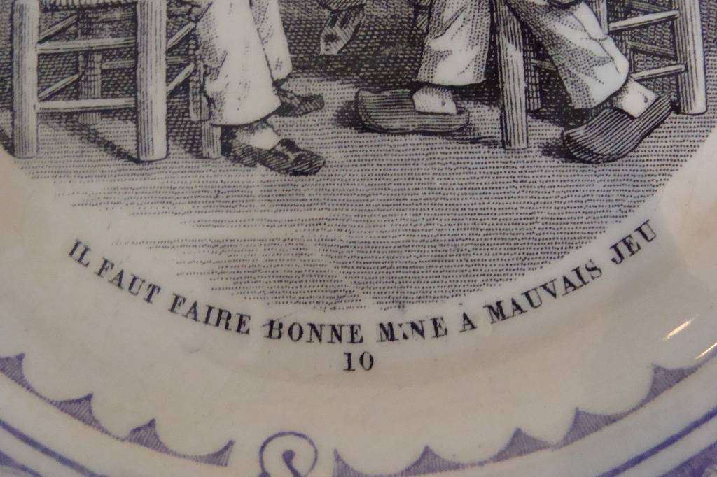 Assiette ancienne 