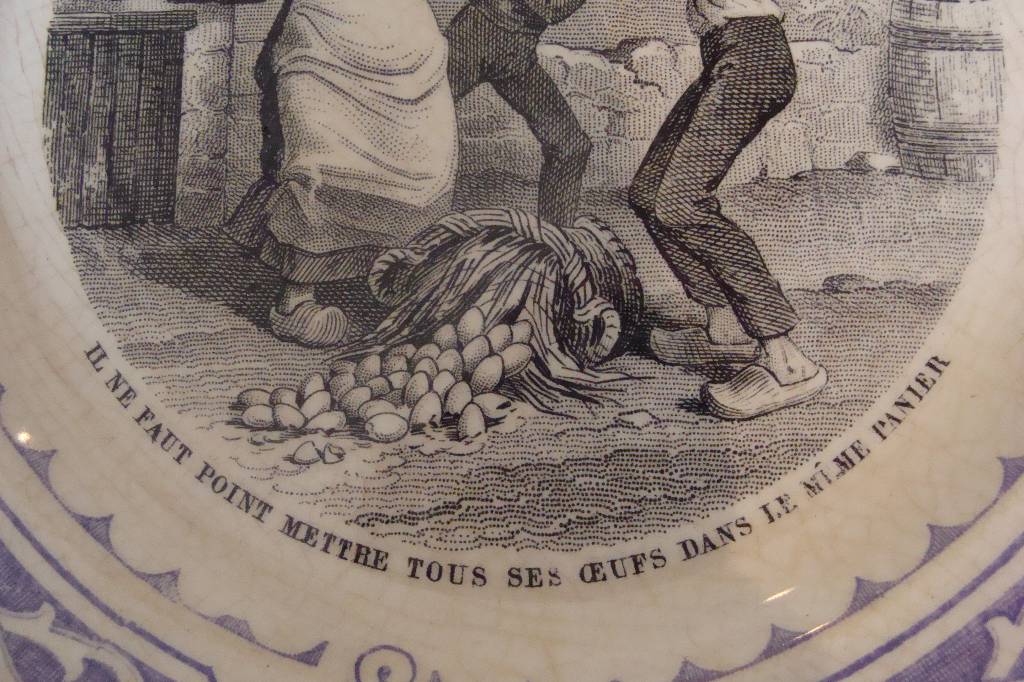Assiette ancienne 