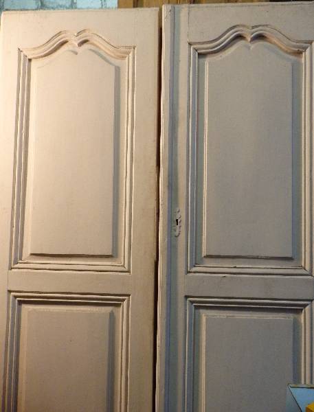 Paire de portes anciennes, Boiseries, portes, volets, Eléments d'architecture | Puces Privées