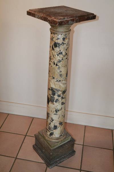 colonne en marbre, Colonnes, sellettes, Arts décoratifs | Puces Privées