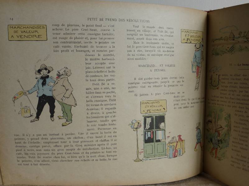 No - 149 -  Petit Bé prends des résolutions par Marthe Serrié Heim année 1920 ., Jeunesse, Livres | Puces Privées