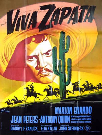 affiche cinéma Viva Zapata, Affiches anciennes (cinéma, theâtre, publicitaire), Image | Puces Privées